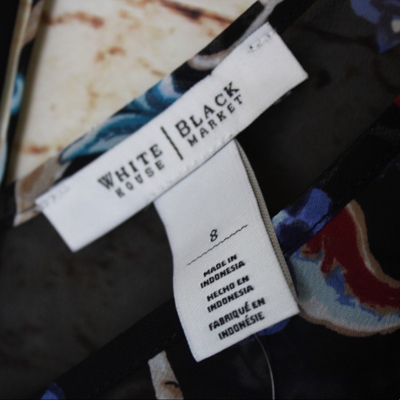 WHBM | Bell Sleeve Floral Printed Dress - Picture 5 of 10